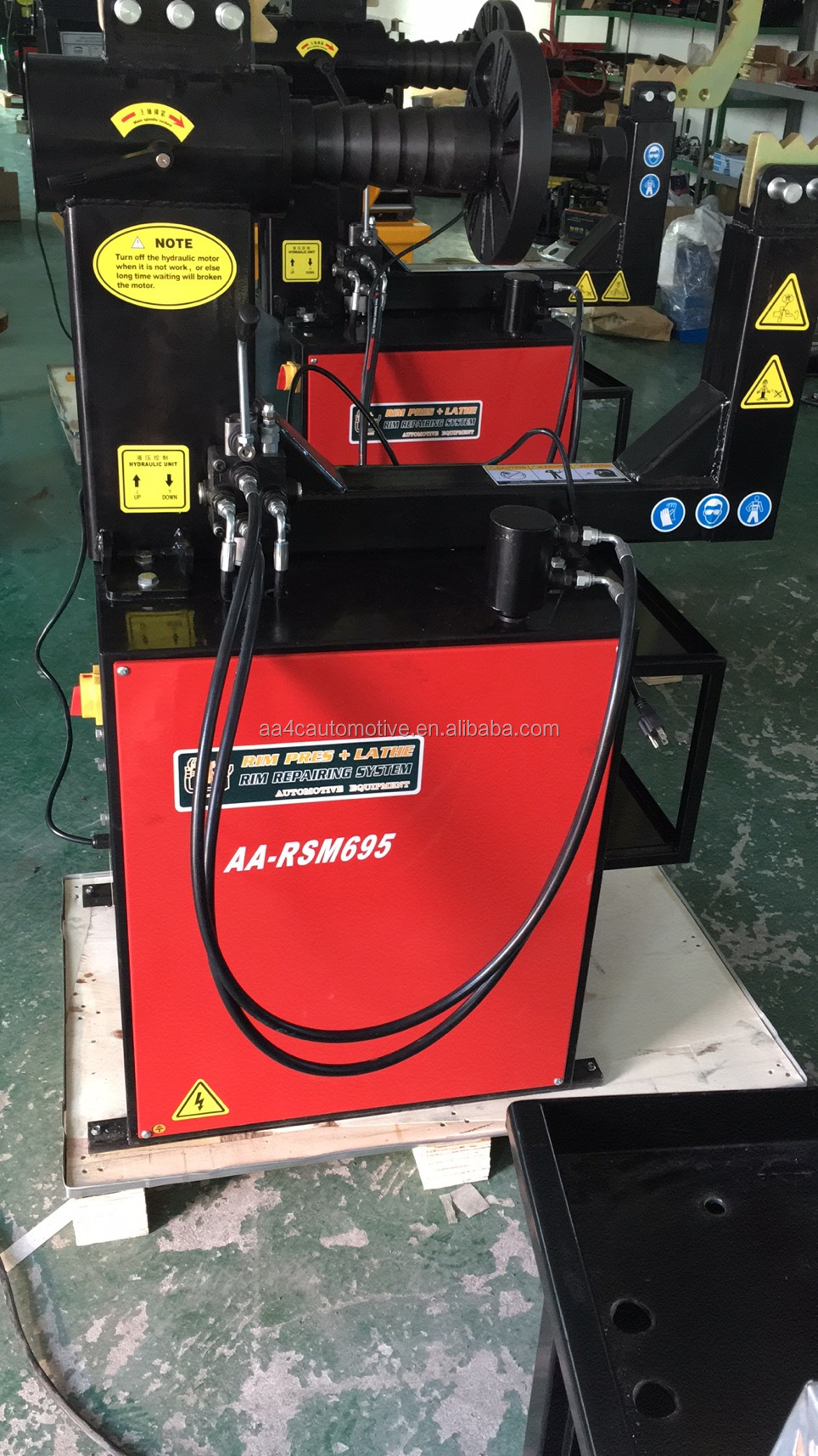 Alloy Wheel Portable Wheel Straightening Machine Without Lathe Mobile 0.75kw