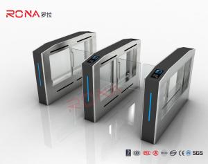 China Auto Sensor Supermarket Swing Barrier Gate Door Revolving Entrance Waist High Turnstile wholesale