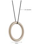Italian Designer Metal Circular Ring Lamp Restaurant Bar Studio Creative Ring
