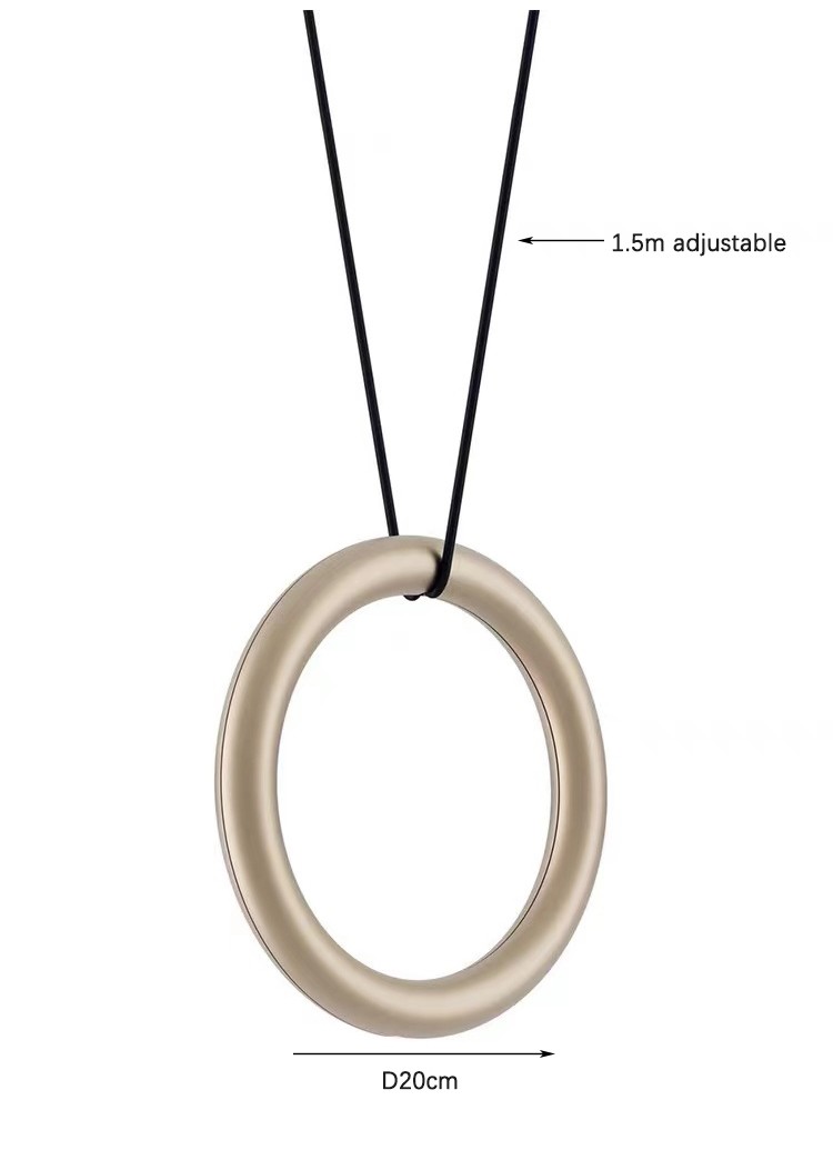Italian Designer Metal Circular Ring Lamp Restaurant Bar Studio Creative Ring Pendant Lamp(WH-AP-598)