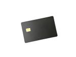 CR80 IC NFC RFID Metal Credit Card Matte Black OEM Logo