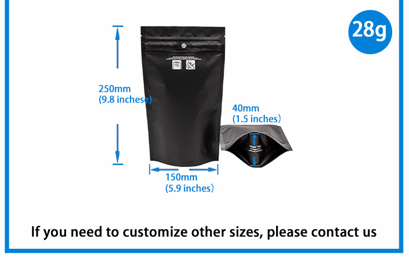 Child Resistant Zip Lock Bags Polyester Weed Bag Child Resistant Medication Bags Stand Up Pouches