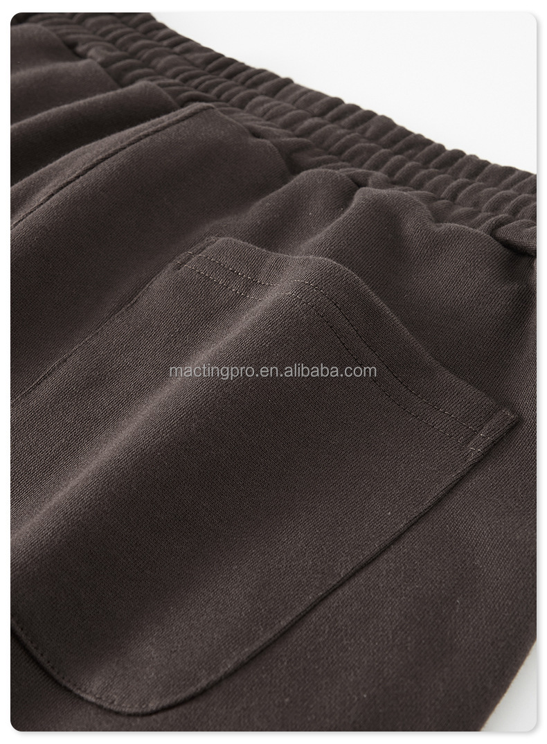 Custom Men's Streetwear Jogger Pants Trousers with Breathable Fabric and Wide Leg Fit