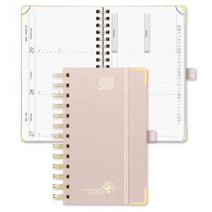 China Pink Executive Hardcover Weekly Planner July 2023 To June 2023 wholesale
