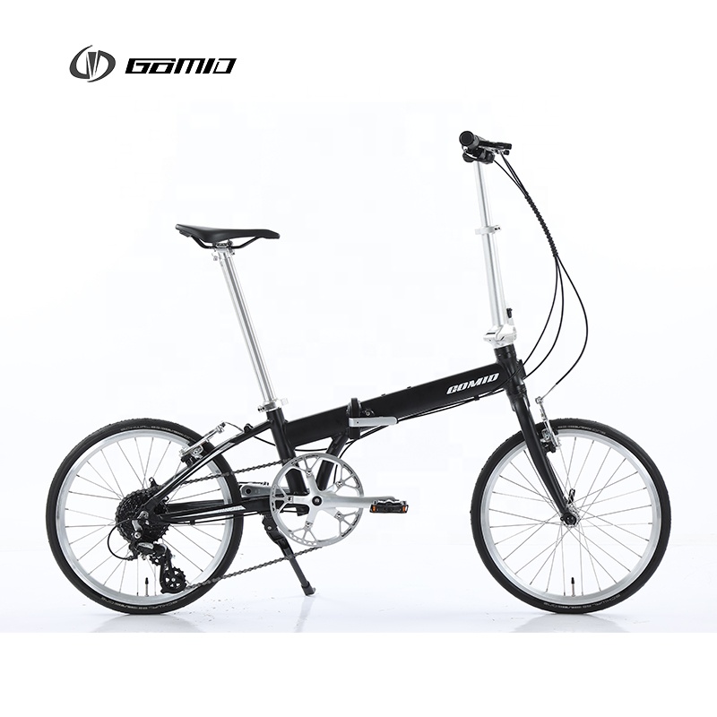 20" GOMID Folding City Bike Custom Foldable Bicycle V Disk Brake 1.1 SHIMANO Kit Gear Cycle Aluminum Alloy Bisiklet