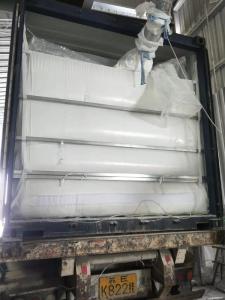 China 40FT Dustproof Sea Bulk Container Liner 250gsm Powder Transportation on sale