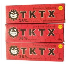 China New Tktx 38% Numb Anesthetic Cream 10g No Pain Fast Numbness Cream wholesale