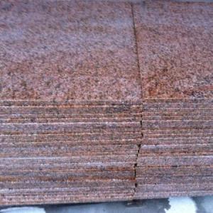 China Ultra Large G562 Red Granite Stone Tiles , Granite Bathroom Tiles Hard Texture wholesale