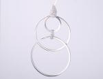 Rhomboid Shape Geometric Collection Pendant Pendant with Zircon Stones 925