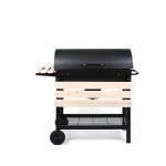 Smokeless Charcoal Grill with Flip Rotisserie and Table Commercial Outdoor