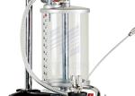 Mobile 2 Gal Chamber Air Operated Waste Oil Drainer / Air Powered Oil Extractor