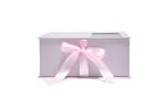 Pink Book Shape Window Handmade UV Coating Gift Box Packaging