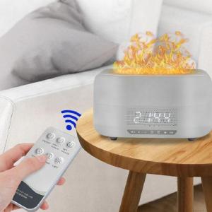 China HOMEFISH 400ml Ultrasonic Flame Air Humidifier With Bluetooth wholesale