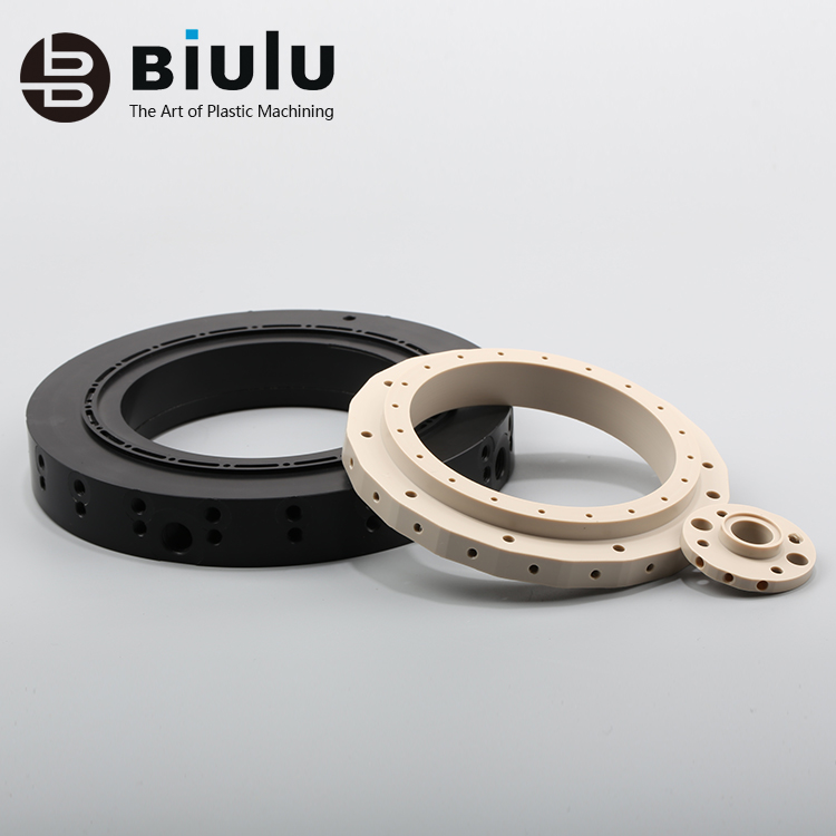 Customized Plastic Machining Services ± 0.01mm Tolerance PEEK Custom Parts
