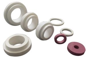 China Corrosion Resistance Alumina Zirconia Ceramic Seal Rings Precision Machining Parts wholesale