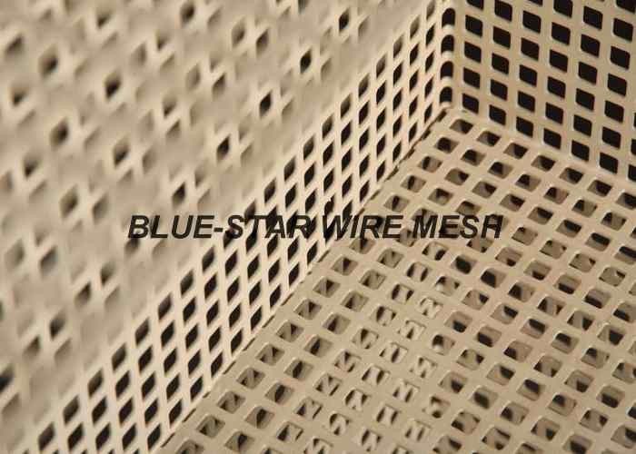 Gold Decorative Brass Perforated Metal Sheet With Holes Anti - Corrosion