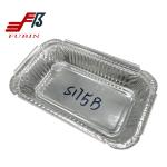 Custom 360ml Rectangular Foil Trays Water Treatment Aluminum Sarter Packaging