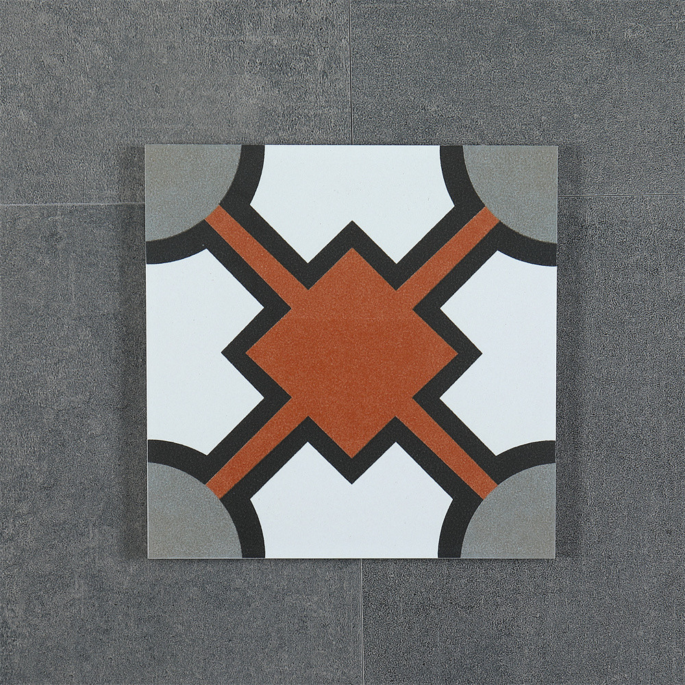 Encaustic 200x200mm Floor Ceramic Rustic Tiles For Bathroom And antibacterial Decorative Wall Tile For Office