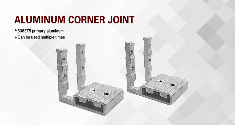 Aluminium Corner Joint With Screws For 45 Series Aluminum Window