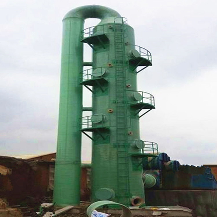 Vertical Countercurrent Spray Tower Excellent Corrosion Resistance Customized For Desulfurization Solutions