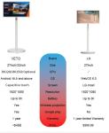 21.5 27 32 Inch Touch Stand By Me Smart TV Moveable Android For Live Streaming