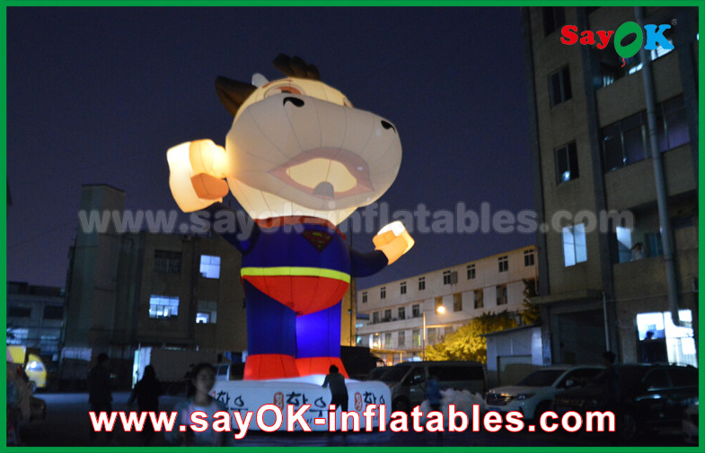210 D Oxford Cloth Big Inflatable Costume For Advertising 2 - 8m Height