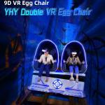Double Players 9D VR Cinema Shopping Mall 9D Virtual Reality Egg Chair 220V