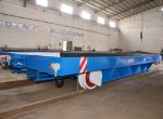 Aluminium Product Manufacturing Industry Flat Transfer Cart On Rail