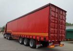 Curtain Side Truck Semi Trailer Sliding Curtain Container Box Truck Fast loading