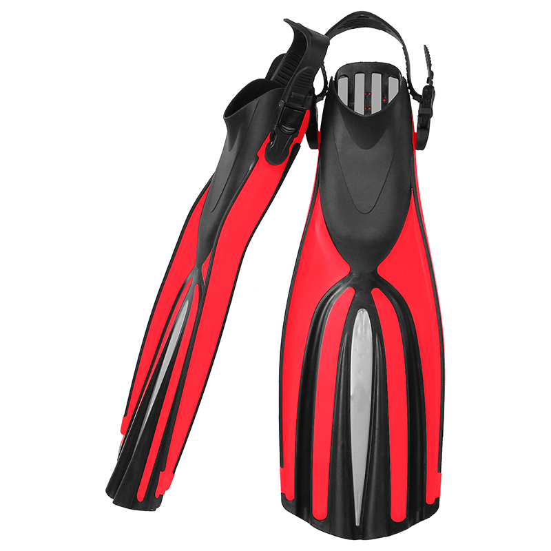 Commercial Long Black Jet Scuba Diving Fins Freediving Spearfishing Customized