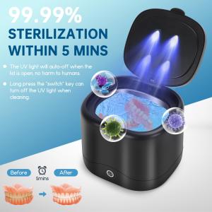 China 45K Ultrasonic Cleaner for Dentures &amp; Retainers Jewelry, Mouth Guard, Rings, Silver, Watches, Diamonds, Coins, Razors wholesale