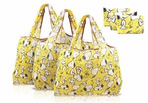 China Personalized Foldable Reusable Shopping Bags , Food Shopping Bags Snoopy Cartoon wholesale