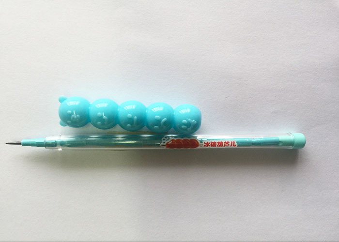 Plastic Bullet Push Pencil many colors with gourd shape cap pencil