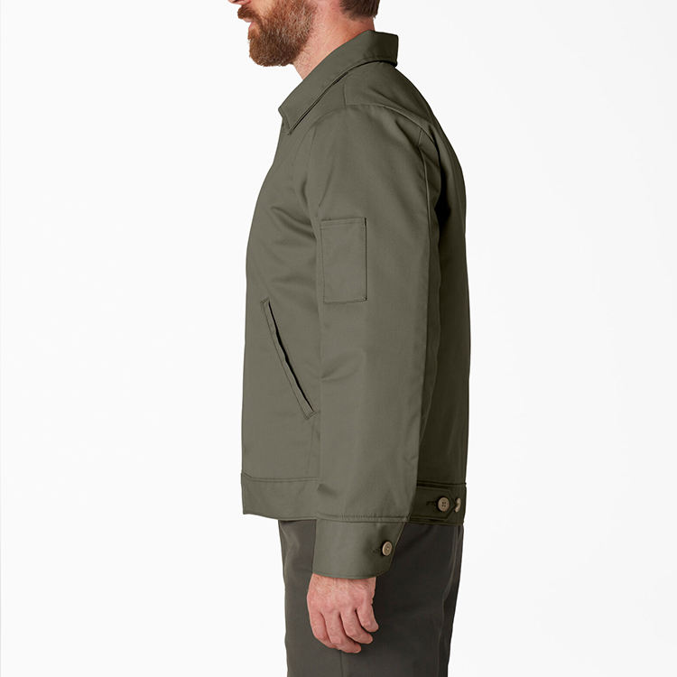Hot Sell Men's Custom 12 Oz Heavy Duty Canvas Worker Lined vintage Casual Jackets Men Work Jacket With Logo