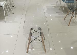 China Polycarbonate Clear Perspex Dining Chairs Nordic Style Acrylic Wedding Chair wholesale