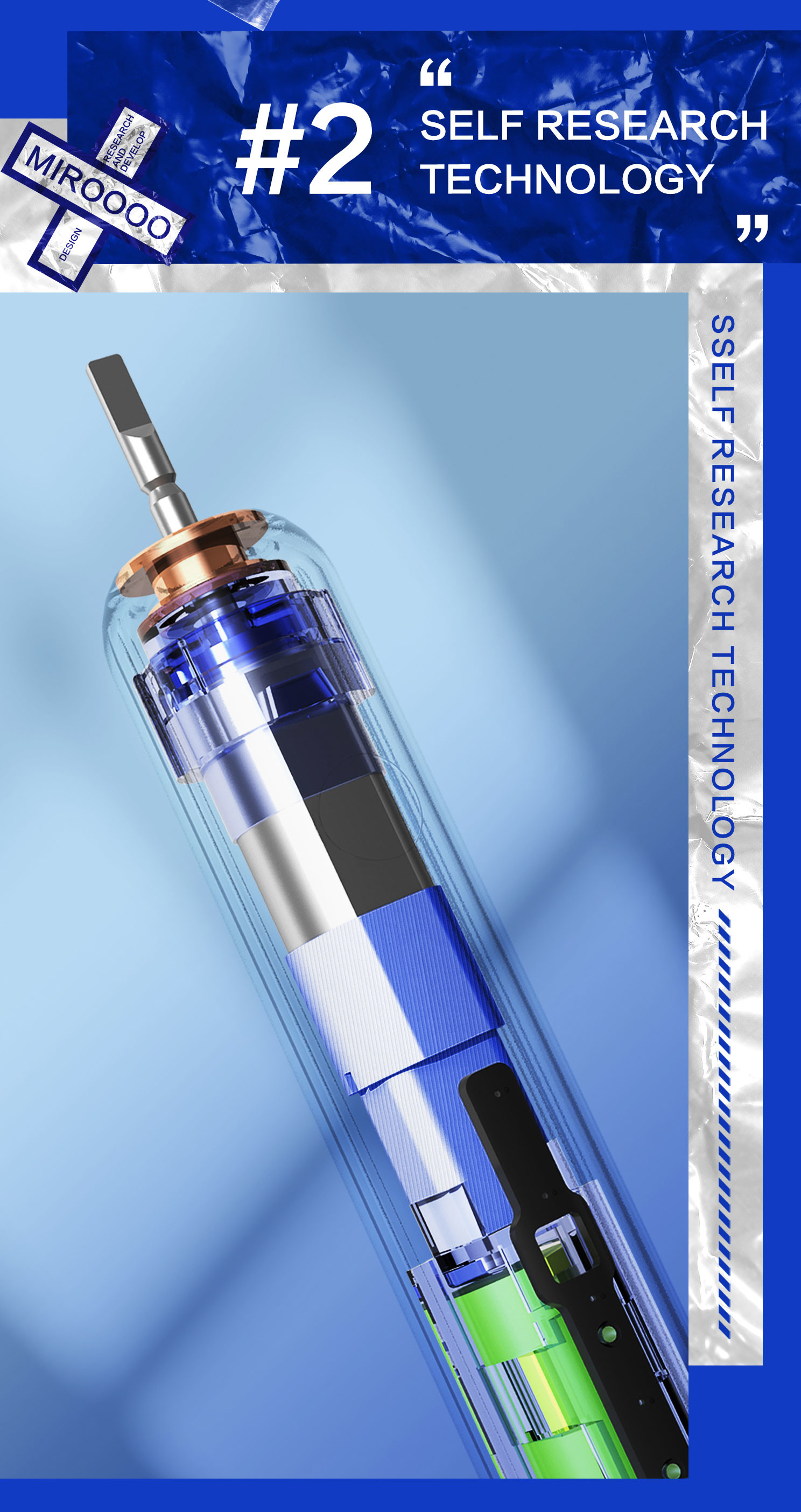 IPX7 Sonic Waterproof Electric Toothbrush Rechargeable Customized Logo