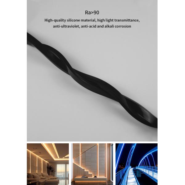 Full Black Outdoor LED Neon Strips 13*5mm Waterproof Flexible RGB LED Neon Light Strip