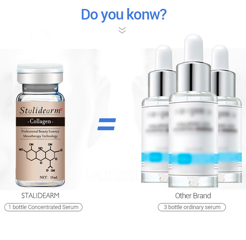 Private Label Anti Wrinkles Face Whitening Moisturizing Essence 10ml Organic Collagen Serum