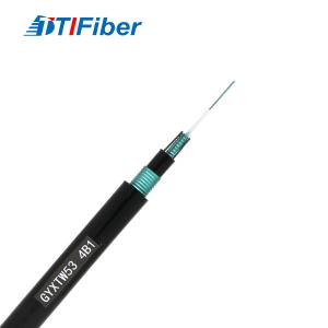 China Outdoor Single Mode GYXTW53 G652D Armoured Fiber Cable wholesale