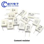 cement resistor 5W 10W 20W 0.1/0.22/0.33/0.47/0.5/1/2/5/10/1K/10K ohms 5% leads
