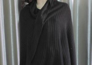 China Attractive Style Ladies Knitted Shawl Wrap Beautiful Special Design wholesale