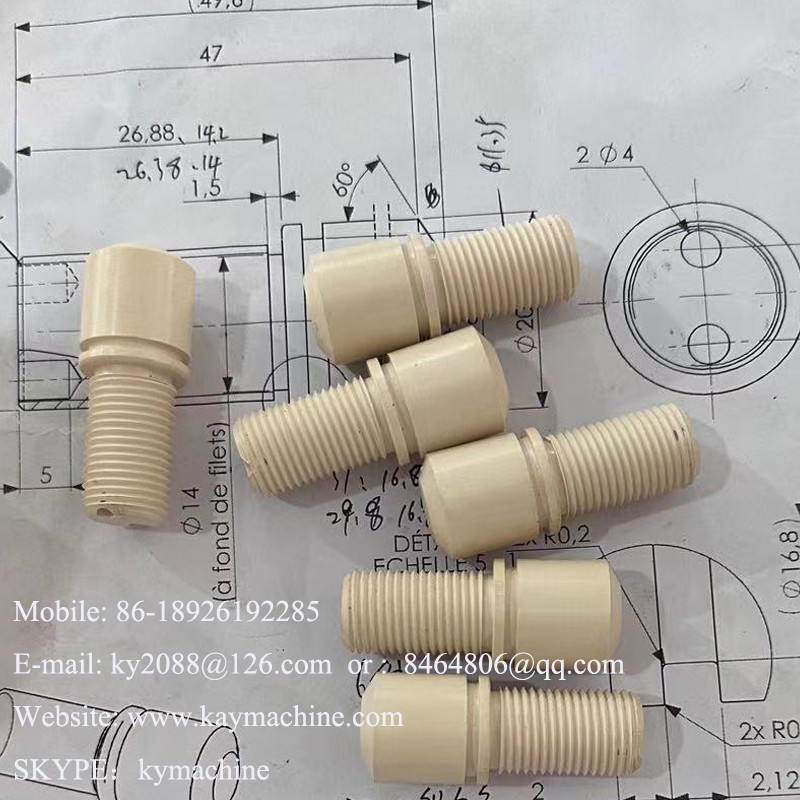 Polyetheretherketone Tecapeek Custom Precision Cnc Machining Peek Black Pom Uhmw Dyed Acrylic Nylon Pvc Ptfe machining Part Service Manufacturer China