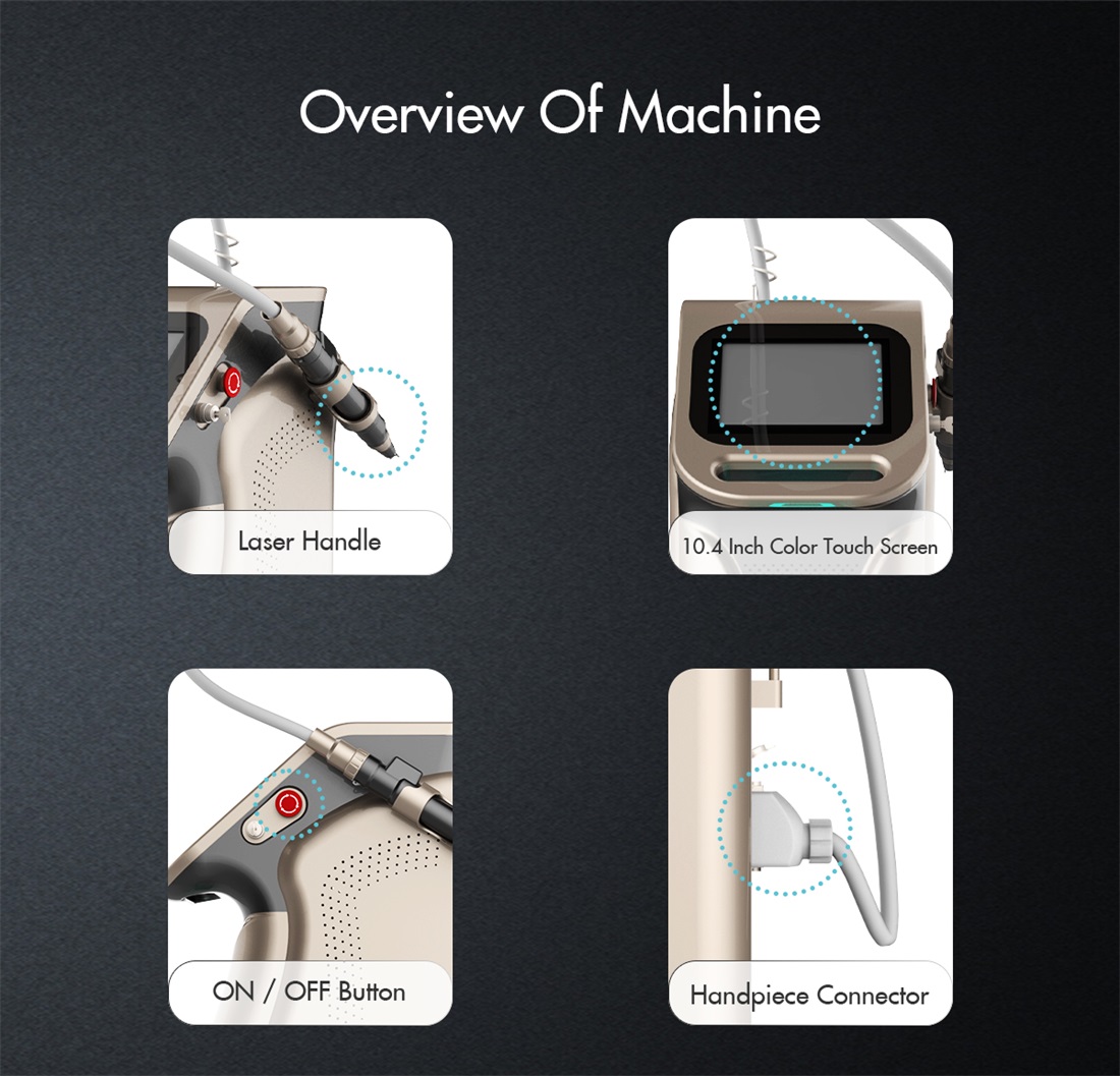 Q Switched Nd Yag Laser Professional Vertical Q Switch Nd Yag Laser Tattoo Removal Beauty Machine For Salon Use