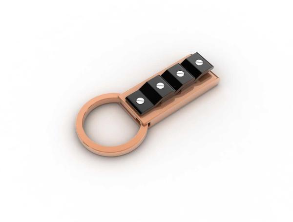 Tagor Jewelry Top Quality Trendy Classic Men's Gift 316L Stainless Steel Key