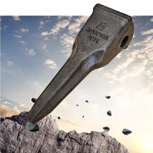 Stiff Forged Iron Excavator Bucket Teeth PC200 2057019570 Adaptor Bucket Tooth