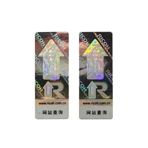China ODM Hot Stamping Label Rectangle Holographic Sticker Printer wholesale