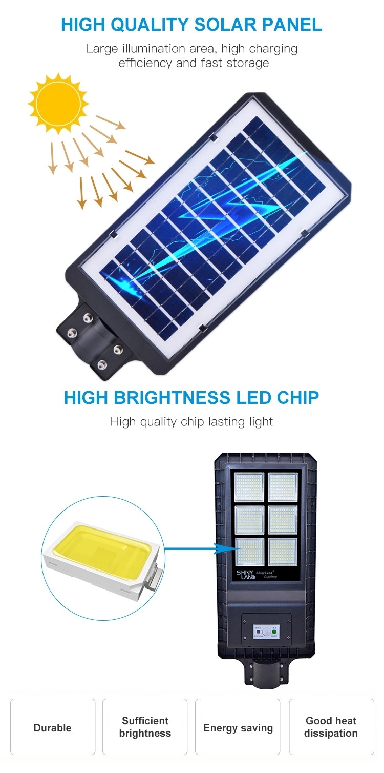 Weatherproof LED Solar Street Lamp , 120w 180w LED Street Light With Motion Sensor