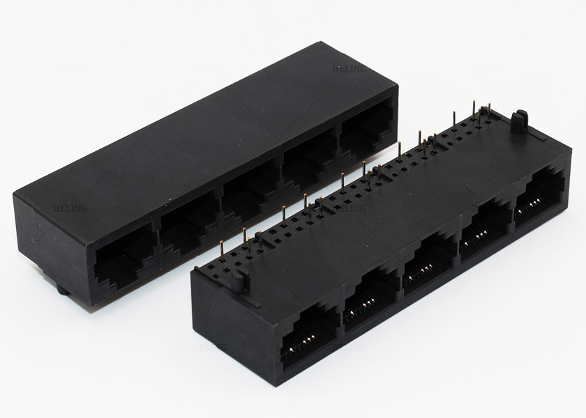 RoHS compliant RJ45 Female Connector MJ5904-B015-BRN1