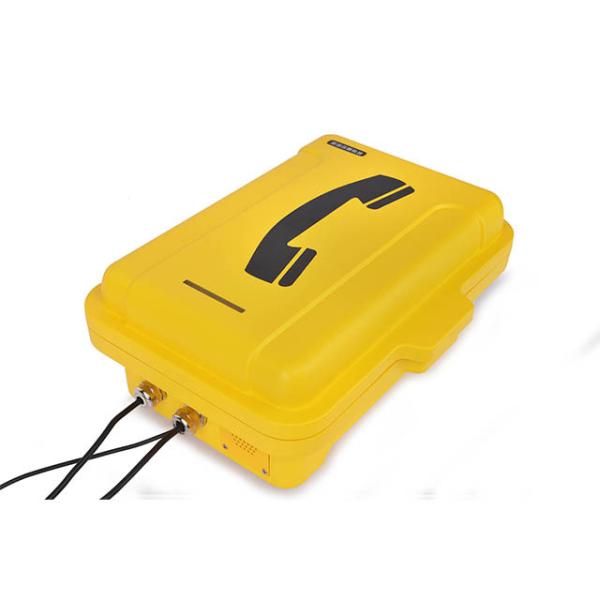 IP68 Industrial Weatherproof Telephone with Optional LCD Display and Metal