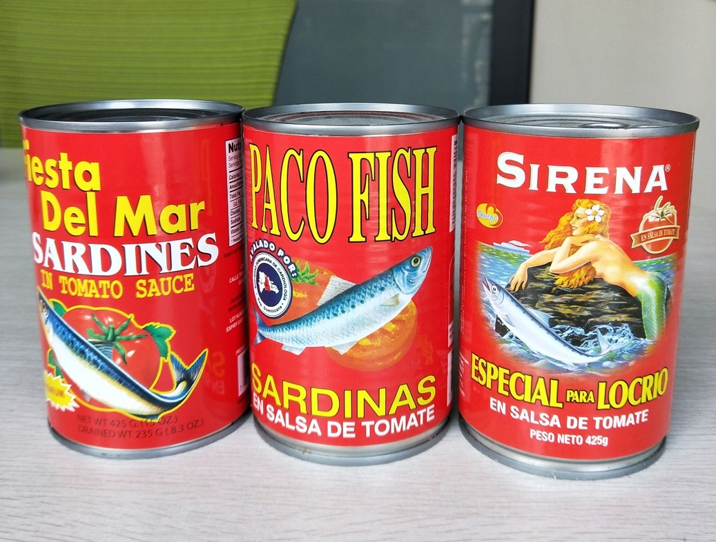 Canned Food Canned Fish Canned Sardine / Tuna / Mackerel in Tomato Sauce / Oil / Brine 155G 425G